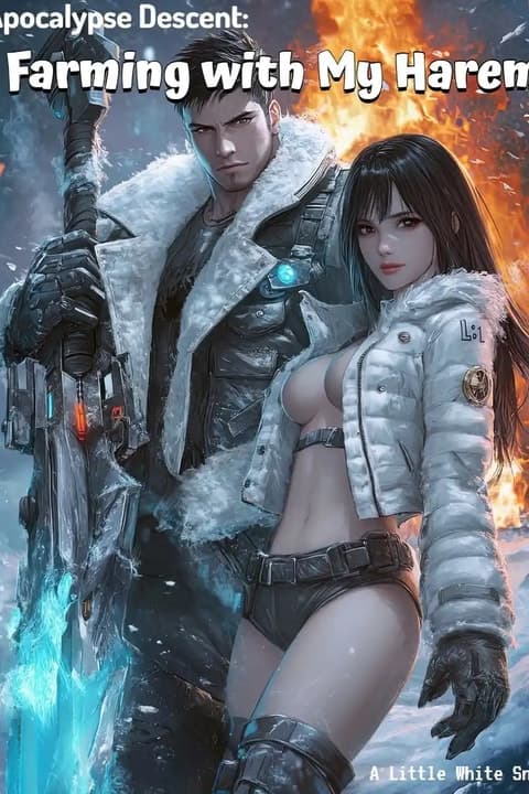 Apocalypse Descent: Farming with My Harem audiobook cover