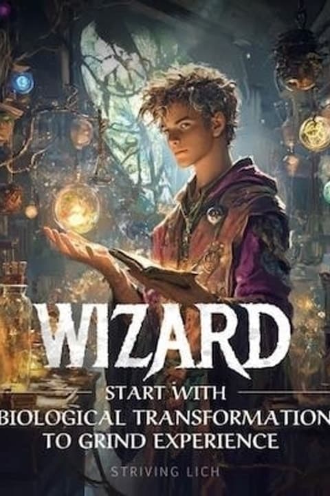 Wizard: Start with Biological Transformation to Grind Experience audiobook cover